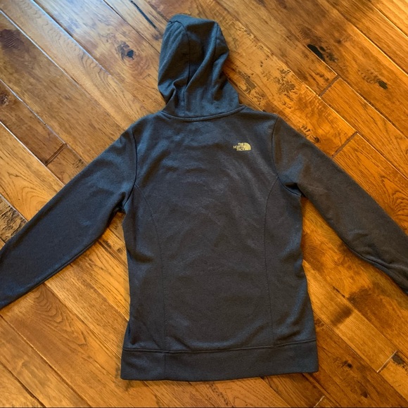 The North Face | Gray & Gold Hooded Sweatshirt | Sz M - Picture 10 of 15